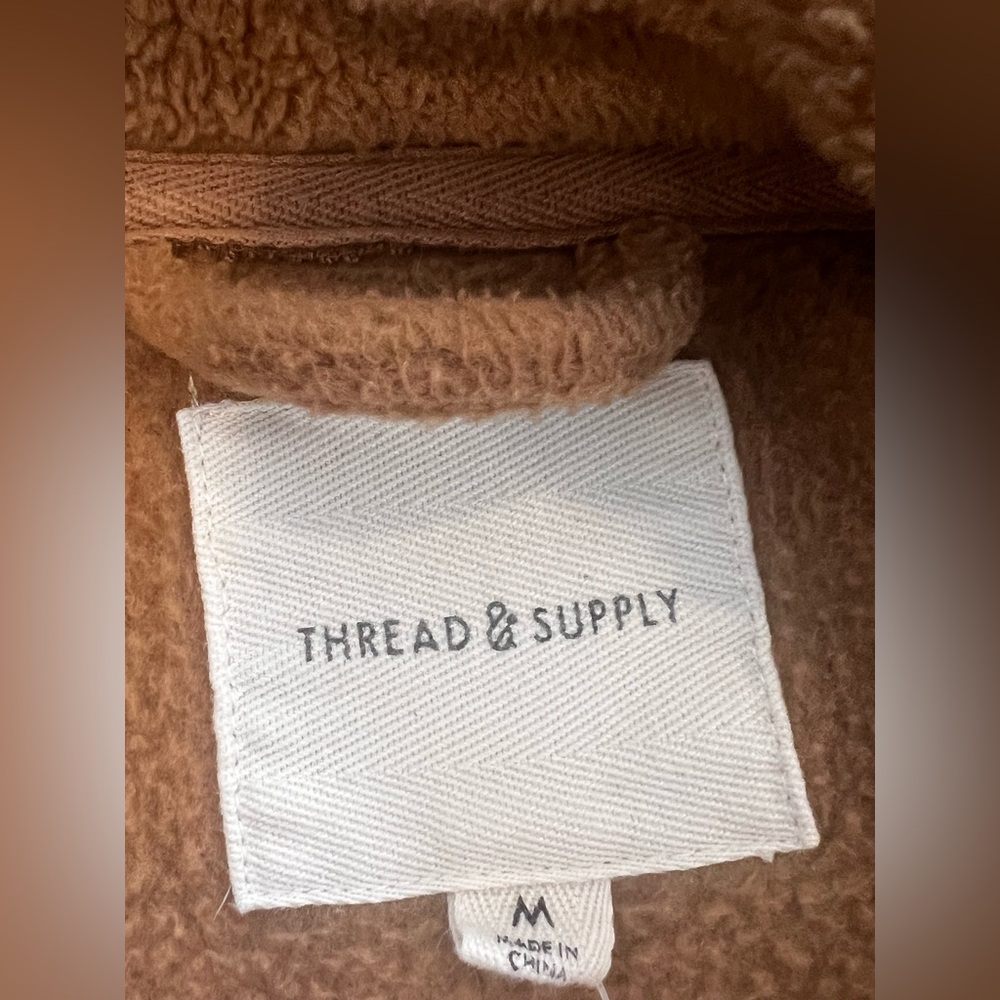 Thread & Supply Shacket in Toasted Coconut - Picture 9 of 11